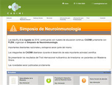 Tablet Screenshot of centrodemiastenia.org